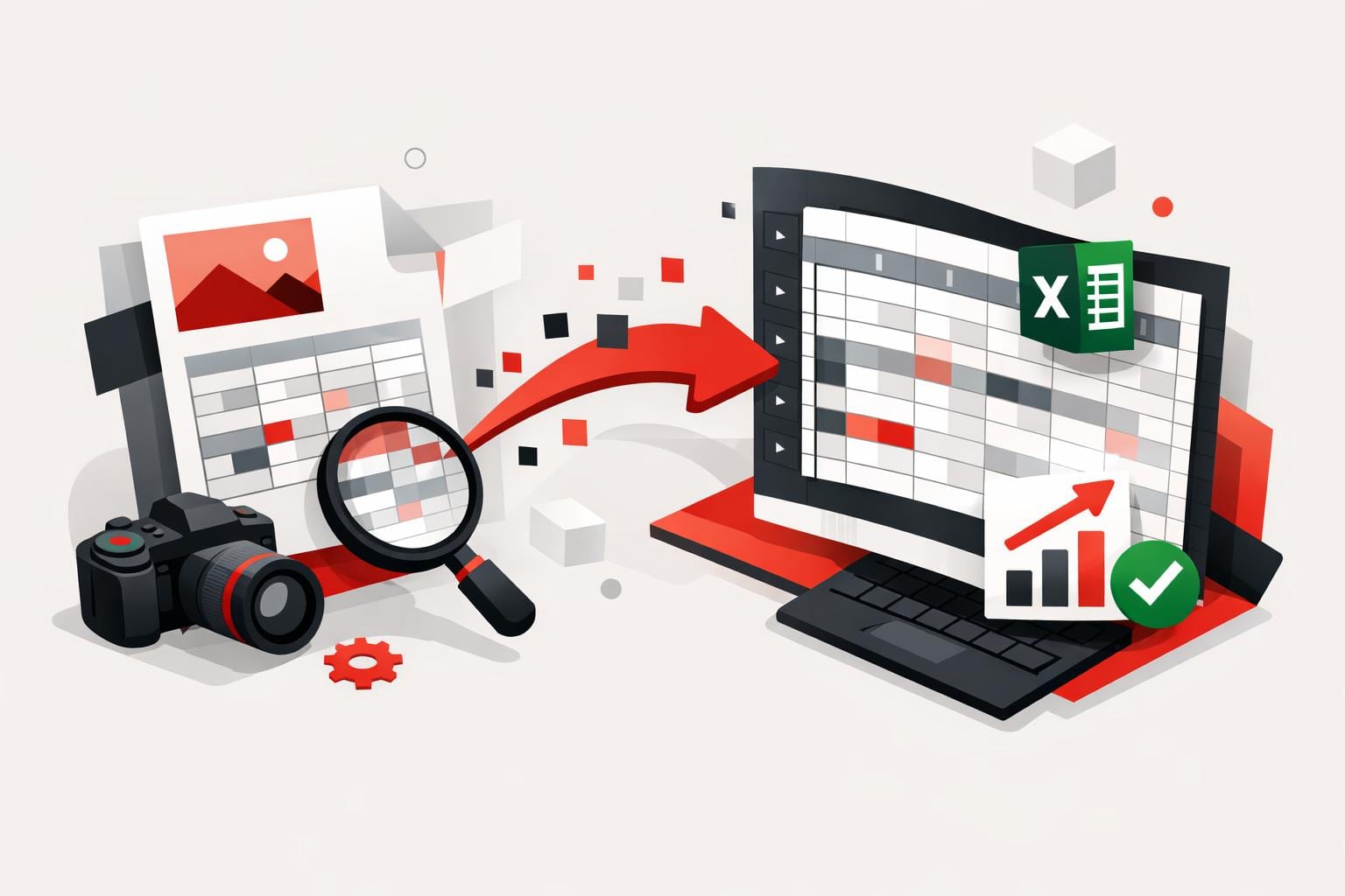 Convierte tablas JPG en Excel sin volver a escribir